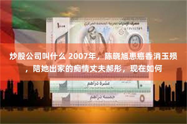 炒股公司叫什么 2007年，陈晓旭患癌香消玉殒，陪她出家的痴情丈夫郝彤，现在如何